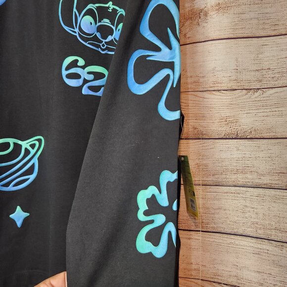 NWT Disney Stitch 626 Celebration Crew Black Long Sleeve Spirit Jersey XXL - Picture 6 of 16